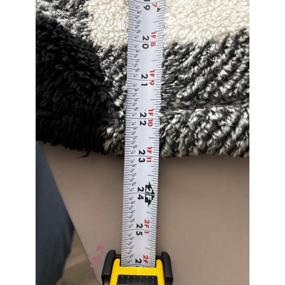 Women's Sweater Canyon Creek Black And White Plaid Size XL Zip - Picture 10 of 10